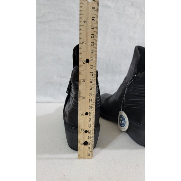 Baretraps Womens Black Sazzie Ankle‎ Booties Leather Upper Size Zip Size 7M NEW - Picture 12 of 13